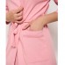 Халат жіночий бавовняний рожевий колір 13348