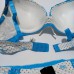 Комплект нижньої білизни біло-блакитний Fnniss 0710