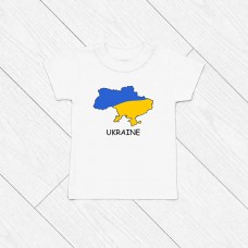 Футболка для хлопчика біла Україна 20161