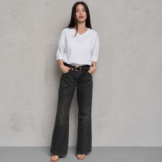 Футболка жіноча однотонна біла 19662