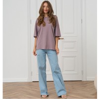 Футболка жіноча однотонна капучино 19667