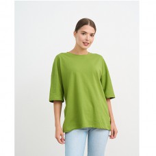 Футболка жіноча однотонна салатова 19669