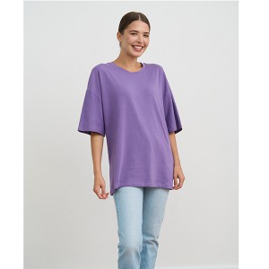 Футболка жіноча однотонна фиолетова 19671