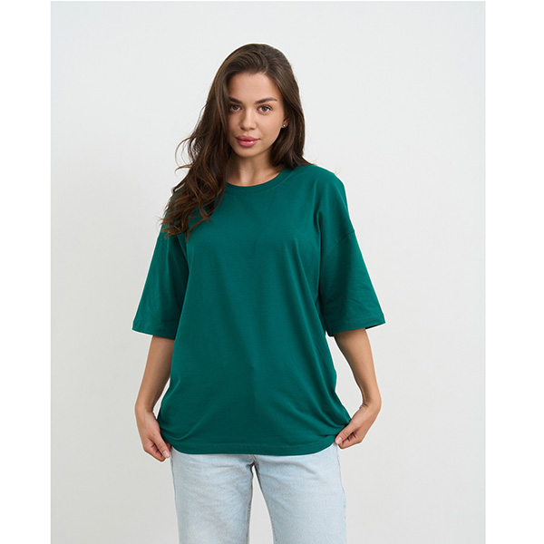 Футболка жіноча однотонна чорна 19661 Футболка жіноча однотонна чорна 19661