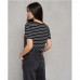 Футболка жіноча біла в смужку 19679