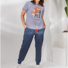 Жіноча піжама зі штанами 5510