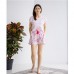 Пижама женская шорты Розовая 6591