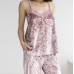 Пижама женская штаны с халатом розовая 7582
