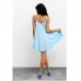 Сукня комбінація колір блакитний 11211