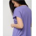 Комплект жіночий штани та футболка ліловий 14936