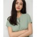 Комплект жіночий штани та футболка зелений 14938