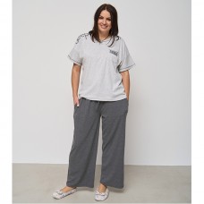 Комплект жіночій кофта та штани сірий 14950