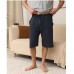 Піжама чоловіча шорти та футболка коричнева 19193