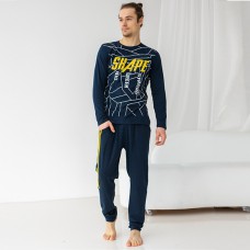 Пижама мужская штаны и джемпер 10196