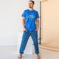 Пижама мужская штаны и футболка 10199