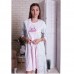 Нічна Сорочка з халатом для вагітних 11054