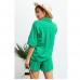 Комплект шорти та сорочка зелений 11105