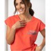 Комплект жіночий шорти та футболка Метелик 11420