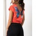 Комплект жіночий шорти та футболка Метелик 11420