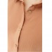 Комплект жіночий шорти та сорочка коричневий 11474