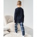 Комплект штани та джемпер для хлопчика Клітина 12208