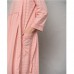 Нічна Сорочка з халатом для вагітних персиковий 13775