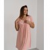 Нічна Сорочка з халатом для вагітних бежева 13783