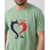 Комплект чоловічий футболка та шорти Сердце 15286