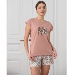 Піжама жіноча шорти футболка