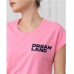 Піжама жіноча штані і футболка рожева 15323