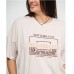 Піжама жіноча бриджи та футболка з Написом 15338