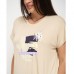 Піжама жіноча бриджи та футболка Малюнок 15342