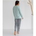 Жіноча піжама зі штанами 9542