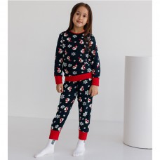 Пижама для девочки Снеговики 0227