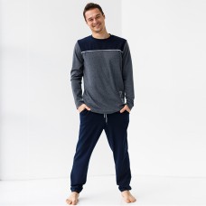 Пижама мужская штаны и джемпер 10208