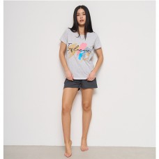 Комплект жіночий шорти та футболка Напис 13373