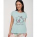 Комплект жіночий шорти та футболка "Два кота" 13386