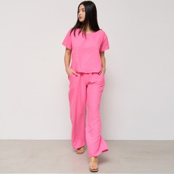Рожева піжама жіноча