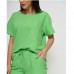 Комплект жіночий штани та футболка салатовий Туреччина 13390