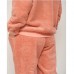 Жіноча піжама з штанами Тедді персиковий 14633