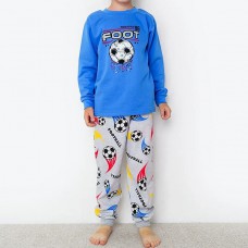 Піжама для хлопчика з штанами синя 19340