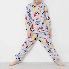 Піжама для хлопчика з штанами сіра 19132