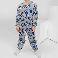 Піжама для хлопчика з штанами з малюнком 19141