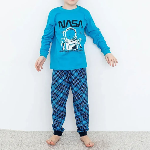 Піжама для хлопчика з штанами з малюнком 19144 Піжама для хлопчика з штанами з малюнком 19144
