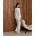 Піжама жіноча штани та джемпер молочна 19231 Піжама жіноча штани та джемпер молочна 19231