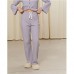 Піжама жіноча штани та джемпер бузкова 19232