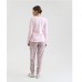 Піжама жіноча штани та джемпер рожева 19245 Піжама жіноча штани та джемпер рожева 19245