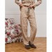 Піжама жіноча штани та сорочна бежева 19260