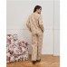 Піжама жіноча штани та сорочна бежева 19262