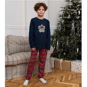 Піжама для хлопчика штани та джемпер Новогодняя 19269